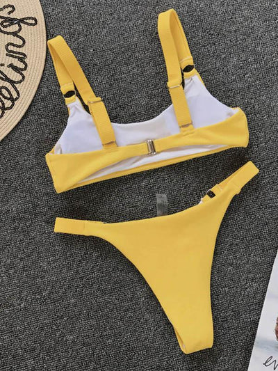 Solid Bohemia Sexy Bikinis Swimwear