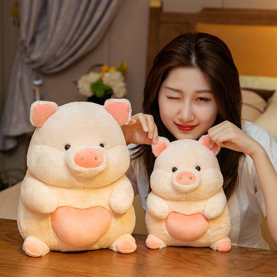 The Loveable Pig Plushie with a Heart