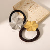 Women's IG Style Fairy Style Korean Style Petal 304 Stainless Steel Elastic Band Hair Tie