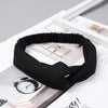 casual simple style stripe solid color cloth stripe hair band