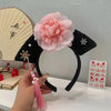 Gege hairband palace style noble flag head hoop Zhen Huan legend empress imperial concubine hairpin performance props headdress hair accessories