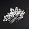 Alloy white rhinestone hair comb clip International station Hot Pearl Flower  bridal headdress hair accessories bridal accessories