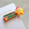 Christmas Fashion Girl'S Christmas Tree Arylic Hair Clip