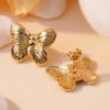 1 Set Novelty Classic Style Streetwear Geometric Heart Shape Bow Knot Inlay 304 Stainless Steel Pearl Imitation Gold  Ear Studs