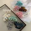 Exquisite Acetate Grip High Ponytail Pumpkin Hair Claw Back Head Hairpin Headdress Female Shark Clip High-Grade Hairpin