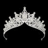 bridal crown handmade jewelry rhinestone headdress  female crown children's hair accessories adult birthday baking dress