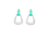 1 Pair Elegant Simple Style U Shape Plating Copper Drop Earrings