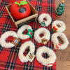 Christmas Cute Classic Style Women's Christmas Tree Santa Claus Christmas Socks Plush Hair Tie