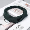 casual simple style stripe solid color cloth stripe hair band