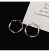 1 Pair Basic Simple Style Classic Style Geometric Round Plating Copper Earrings