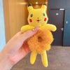 Cute cartoon plush bear hair band does not hurt hair headdress children's hair tie Korean style hair rope ball head rubber band