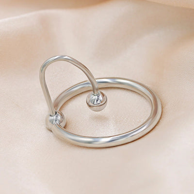 1 Piece Belly Rings Exaggerated Round 316 Stainless Steel  Grommet Eyelet Labium hoop