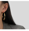 1 Pair Basic Simple Style Classic Style Geometric Round Plating Copper Earrings