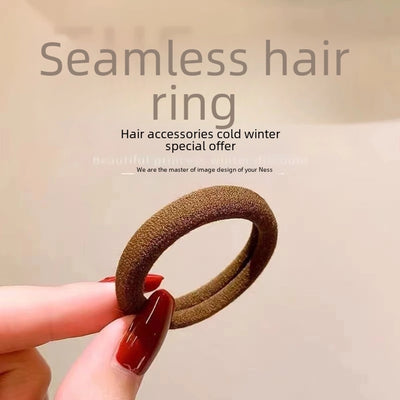 Seamless hair band hair rope high elastic simple rubber band Ponytail canned durable hair tie new headdress high rubber band