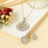 Jewelry Simple Style Round 304 Stainless Steel Zircon Inlay Stainless Steel Jewelry Sets