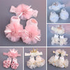 baby hair band socks suit children's boat Socks floor socks headband baby Crown flower headband hair accessories