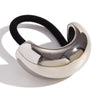 Women's Simple Style Solid Color 304 Stainless Steel Hair Tie