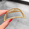 butterfly metal geometric hollow hair clip