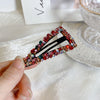 Color rhinestone hairpin Super Flash hollow BB hairpin side hairpin colored diamond bangs hairpin headdress broken hairpin top clip