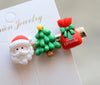 Christmas Fashion Girl'S Christmas Tree Arylic Hair Clip