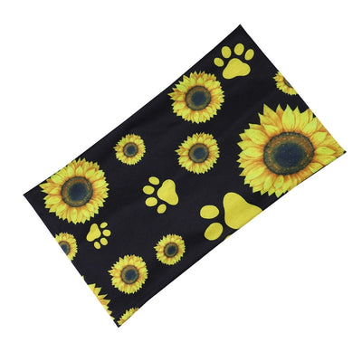 classic style sunflower colorful butterfly cloth hair band