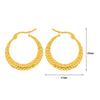 1 Pair Basic Simple Style Classic Style U Shape Geometric Round Plating Titanium Steel Earrings