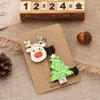 cartoon style christmas tree santa claus alloy sequins hair clip 2 pieces