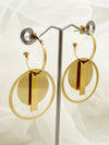 1 Pair IG Style Casual Vacation Geometric Plating 304 Stainless Steel 14K Gold Plated Drop Earrings