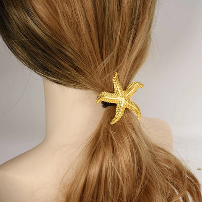 Women's Simple Style Starfish 304 Stainless Steel Plating Hair Tie