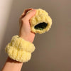 Women's Sweet Simple Style Pineapple Plush Hair Band Wristband