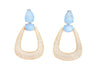 1 Pair Elegant Simple Style U Shape Plating Copper Drop Earrings