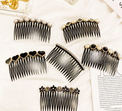 Bangs Hair Comb Broken Hair Arrangement Comb Elegant  Toothed Hairpin Girl's Non-slip Hair Fork Hair Accessories Headdress