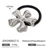 Women's Elegant Luxurious Classic Style Flower 304 Stainless Steel Hair Tie