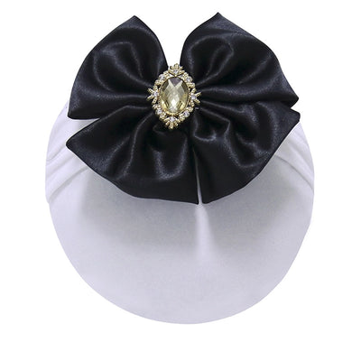 cartoon style bow knot arylic diamond hair band 1 piece