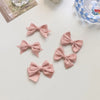 Women's Sweet Simple Style Bow Knot Cloth Hair Clip Hair Tie Brooches