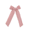 cute sweet flower bow knot cloth lace hair clip