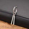 1 Pair Simple Style Rectangle Polishing 201 Stainless Steel Drop Earrings