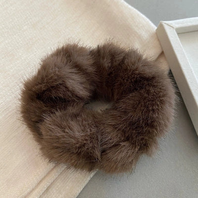 Women's Classic Style Korean Style Solid Color Plush Hair Tie