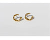 1 Pair Simple Style Classic Style IG Style Letter Plating Brass 24K Gold Plated Ear Studs