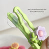 cute spring and summer new frosted flower duckbill clip Tulip hairpin candy color side clip  headdress for women