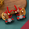 Christmas Elegant Cute Funny Women's Bunny Ears Sika Deer Elk Synthetic Resin Alloy Hair Clip Party Headpieces