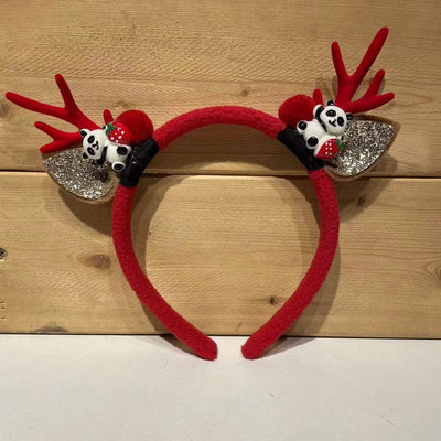 Christmas Cute Sweet Women's Antlers Imitation Antlers Flocking Hair Band