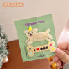 cartoon style cartoon arylic hair clip