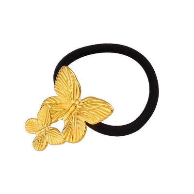 Women's Simple Style Commute Butterfly 304 Stainless Steel Hair Tie