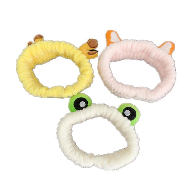 korean cute rabbit ears  plush hairband