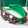 Christmas Elegant Classic Style Women's Santa Claus Snowflake Alloy Inlay Resin Rhinestones Hair Band