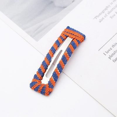 Women's Sweet Geometric Plush Hair Clip