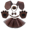 source of new dachshund dog hairband spotted dog nose mesh skirt set performance dress props headdress female