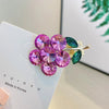 classic style flower rhinestone hair clip