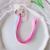 cartoon style rainbow  cloth handmade hair clip 1 piece